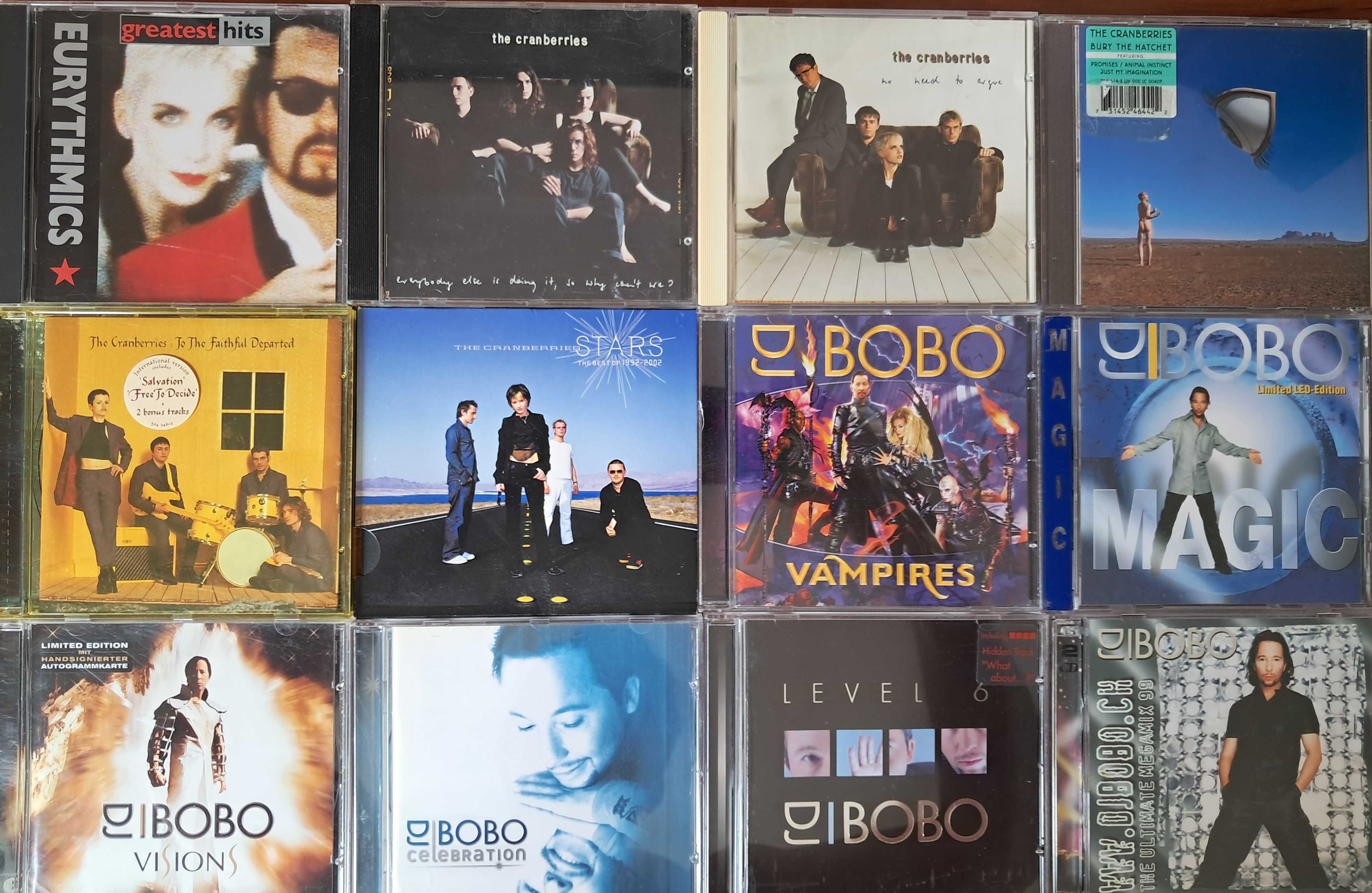 CD (Audio) Roxette DJ Bobo Eurythmics Cranberries Dire Straits R.E.M.