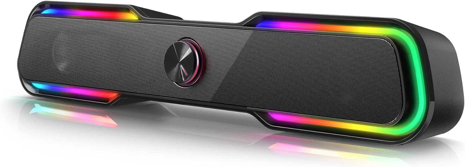 Bazivve Głośniki  PC Boxen, głośnik RGB