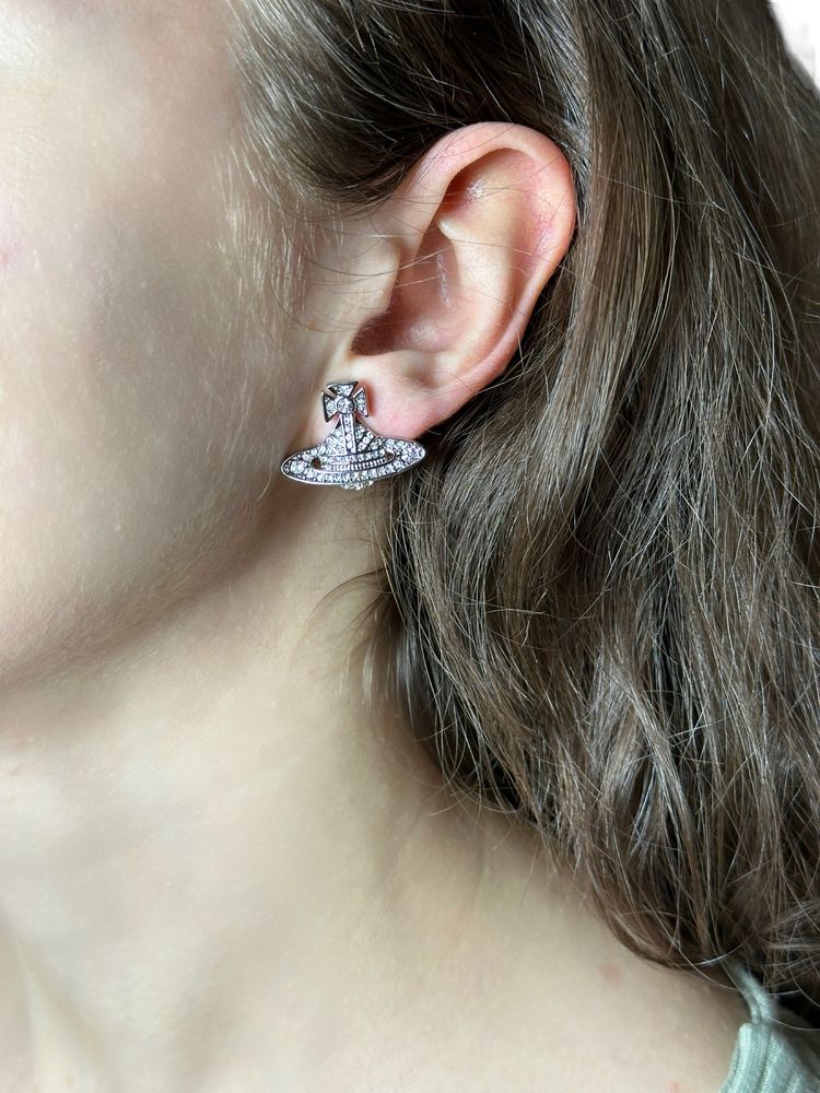 Vivienne Westwood Saturn Earrings сережки серьги гвоздики сережки