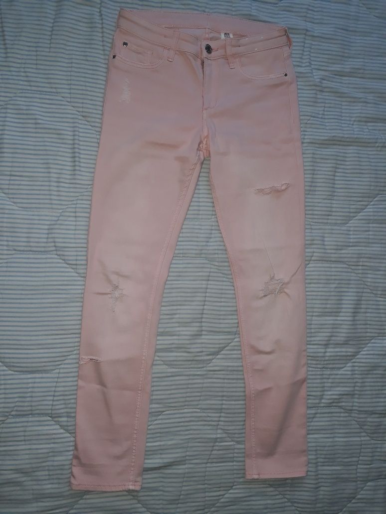146_spodnie z dziurami_różowe