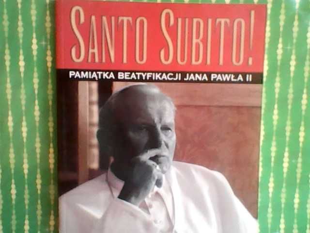 Moneta „Beatyfikacja Jana Pawła II” + książka Santo Subito!