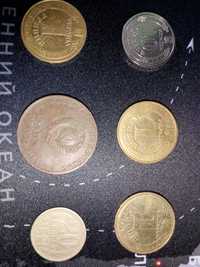Ювелійні монети 1грн ,10грн , 1 руб срср, 20 коп ,