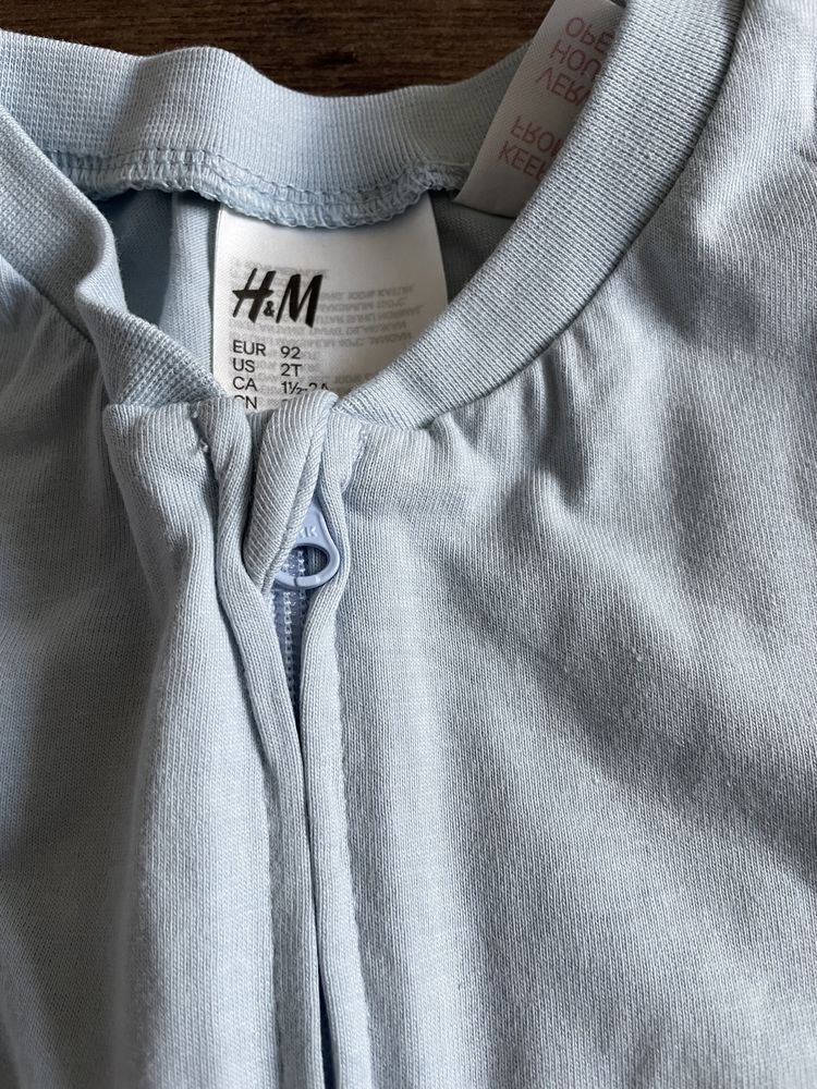 Чоловічок H&M Піжами, чоловічки з бавовни на блискавці H&M