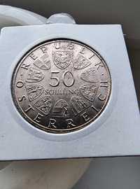 50 schilling 1972 srebro