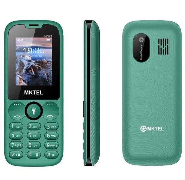 Кнопковий мобільний телефон MKTEL M2023 2SIM Micro SD card
