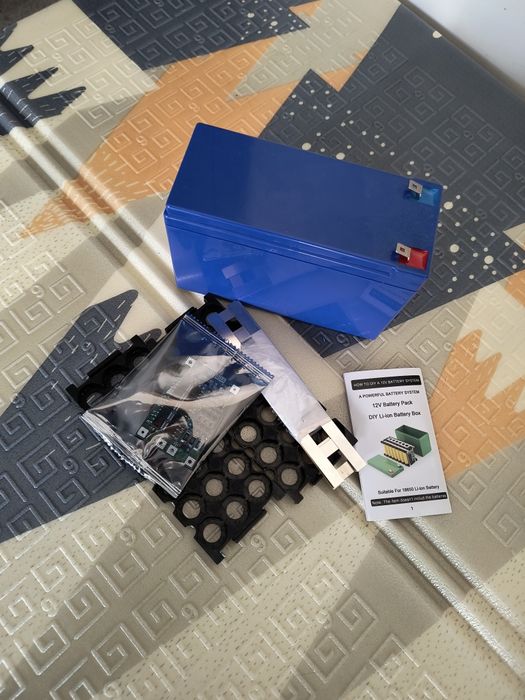 Комплект для сборки Li-ion аккумулятора 12V 7A под 18650 Корпус, BMS,
