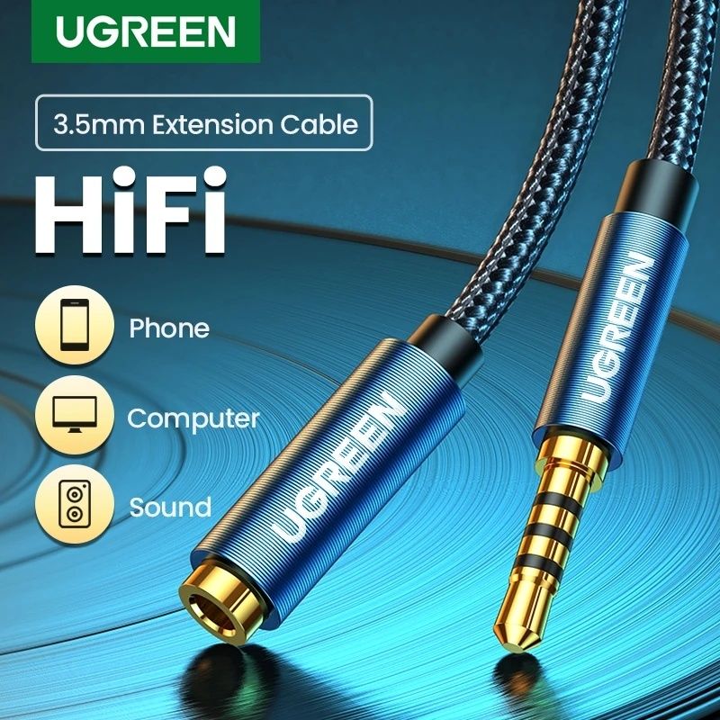 Kabel Jack 3.5 mm AUX 1m Nowy