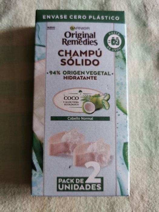 Shampo sólido Garnier pack 2