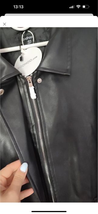 Стильна оверсайз куртка бомпер бренду Boohoo