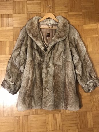 Futro naturalne płaszcz kurtka z lisa