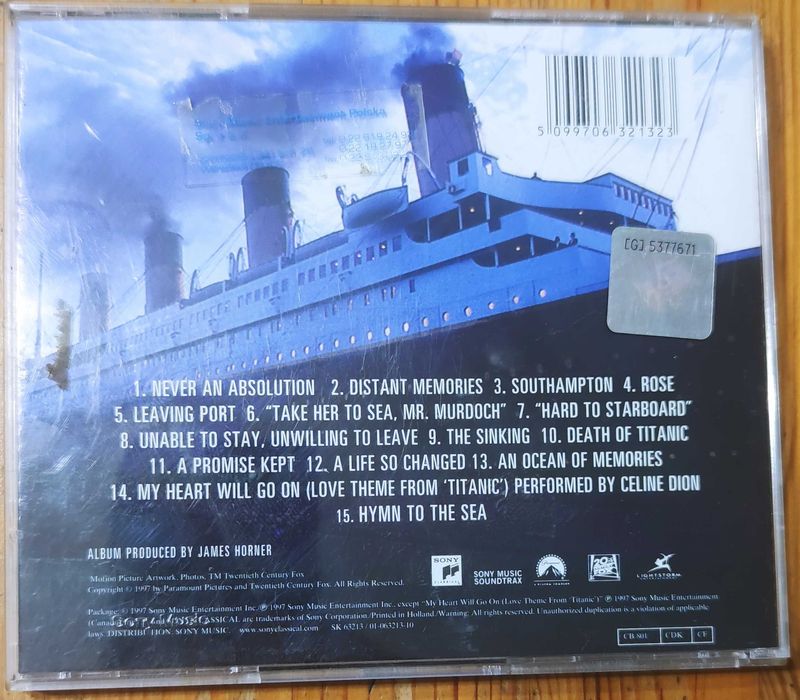 Titanic - muzyka z filmu