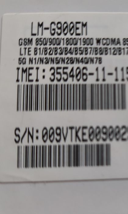 Klapka Baterii Lg Velvet 5G LM-G900EM