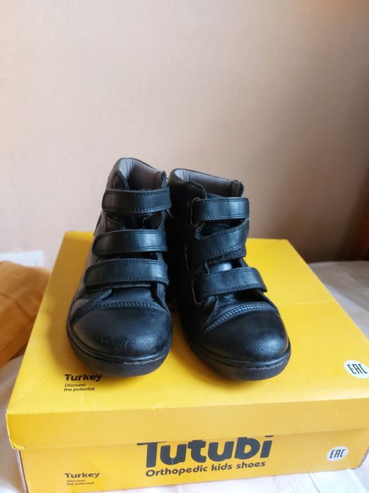 Ботинки весна кожаные 31 размер 21 стелька