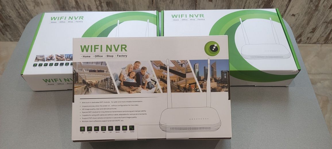Бездротовий wifi відеореєстратор для IP-камер ICSee/XMEYE на 8 камер