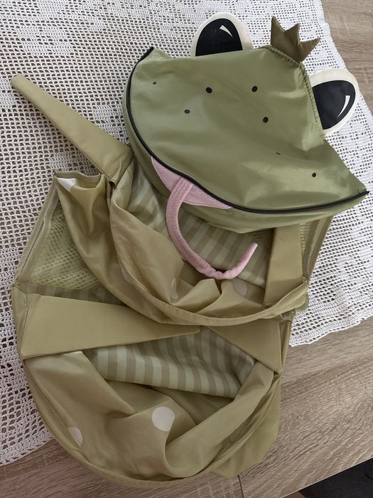 Organizer na zabawki ikea żaba ksieżniczka