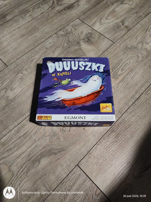 Duuuszki w kąpieli gra duszki w kąpieli. Kompletny zestaw.