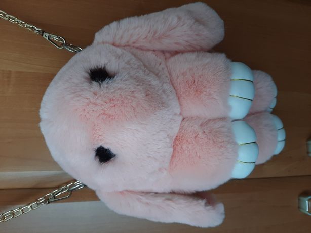 Plecak - torebka pluszowy króliczek dla dziewczynki