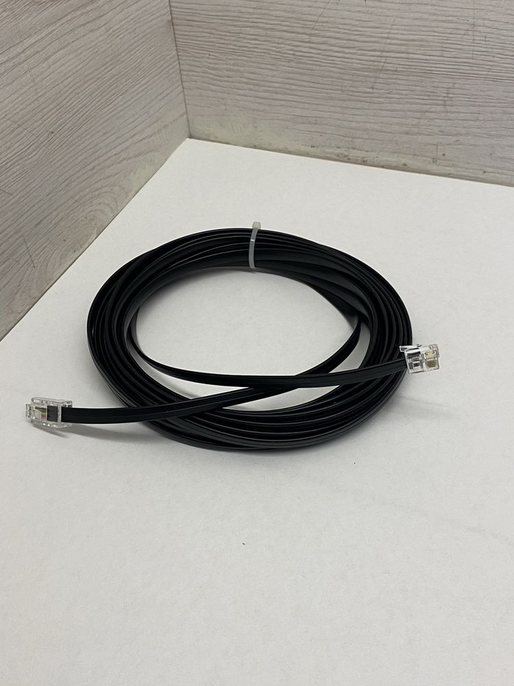Кабель RJ12–RJ45 6p-8p (1:1),  6 метрів — для POS, кас, модемів,