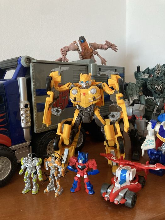 Transformers Optimus Prime Bumblebee Megatron Lote Coleção Hasbro raro