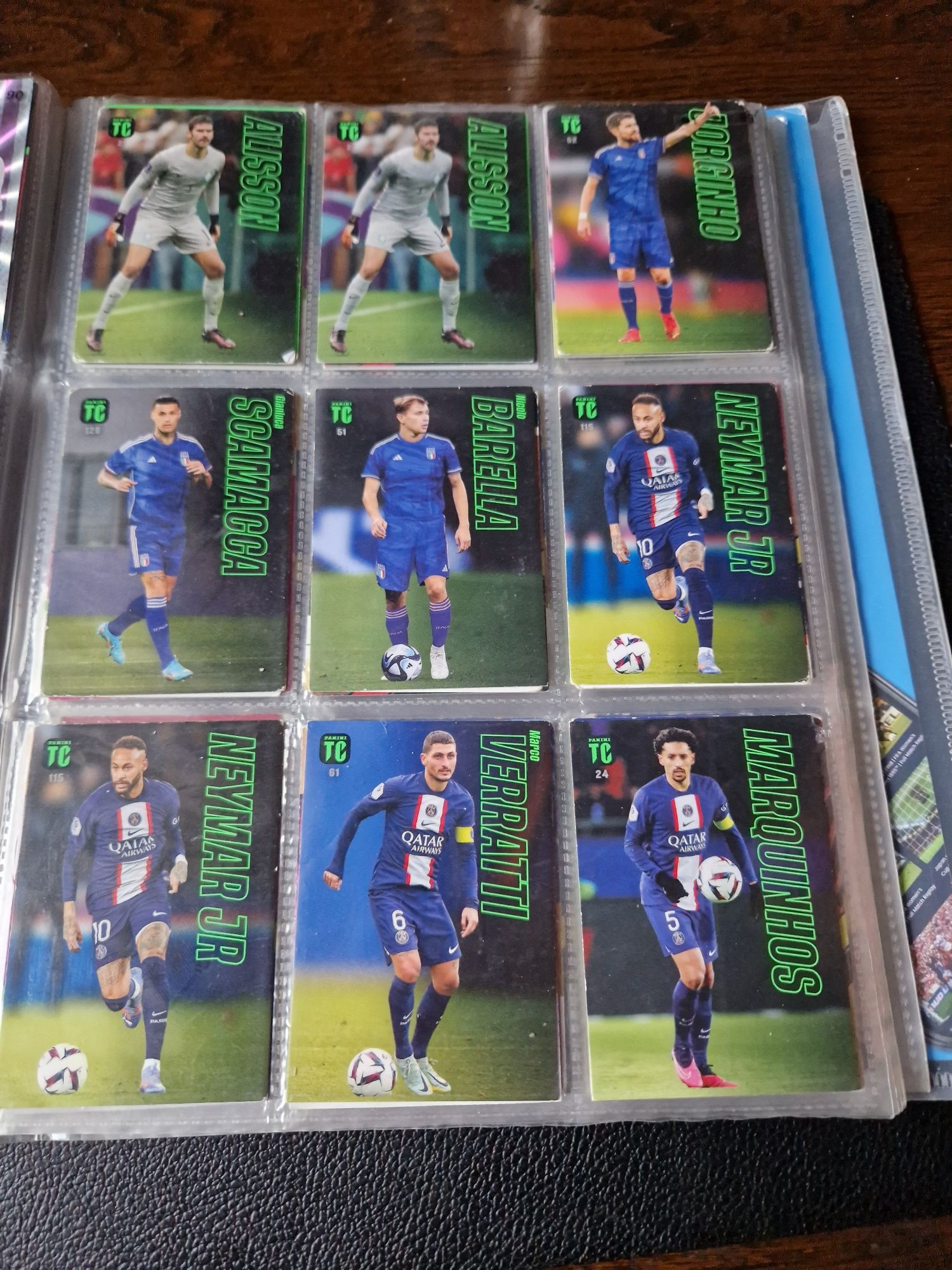 Karty piłkarskie top class 2023/24