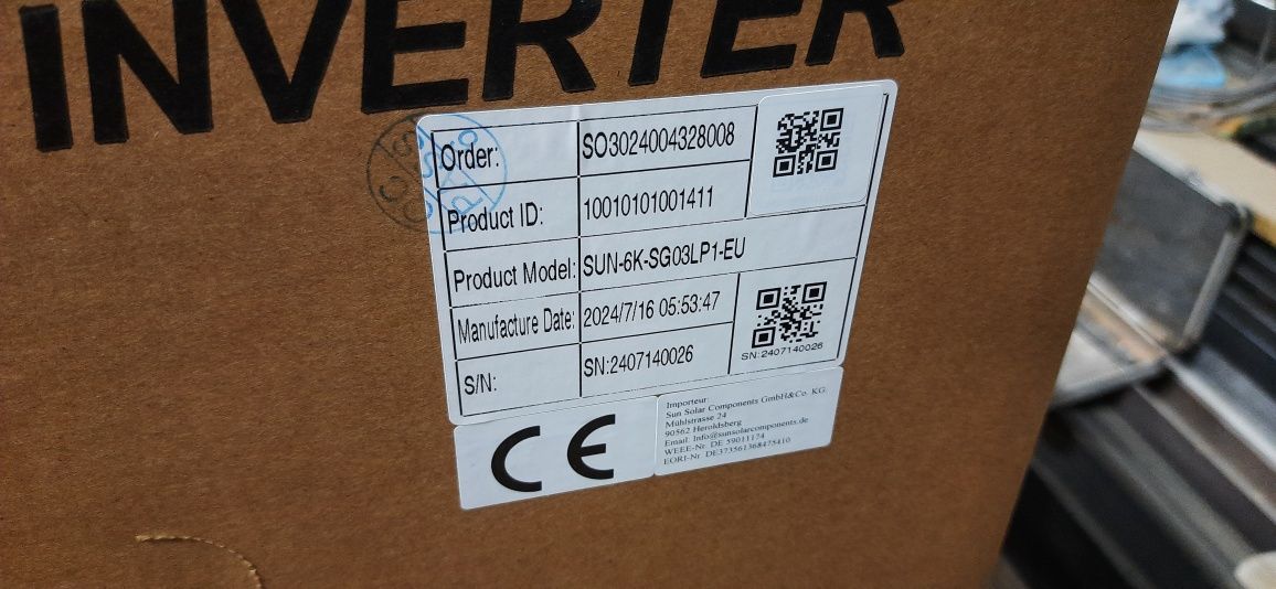 Гібридний інвертор SUN-6K-SG03LP1-EU