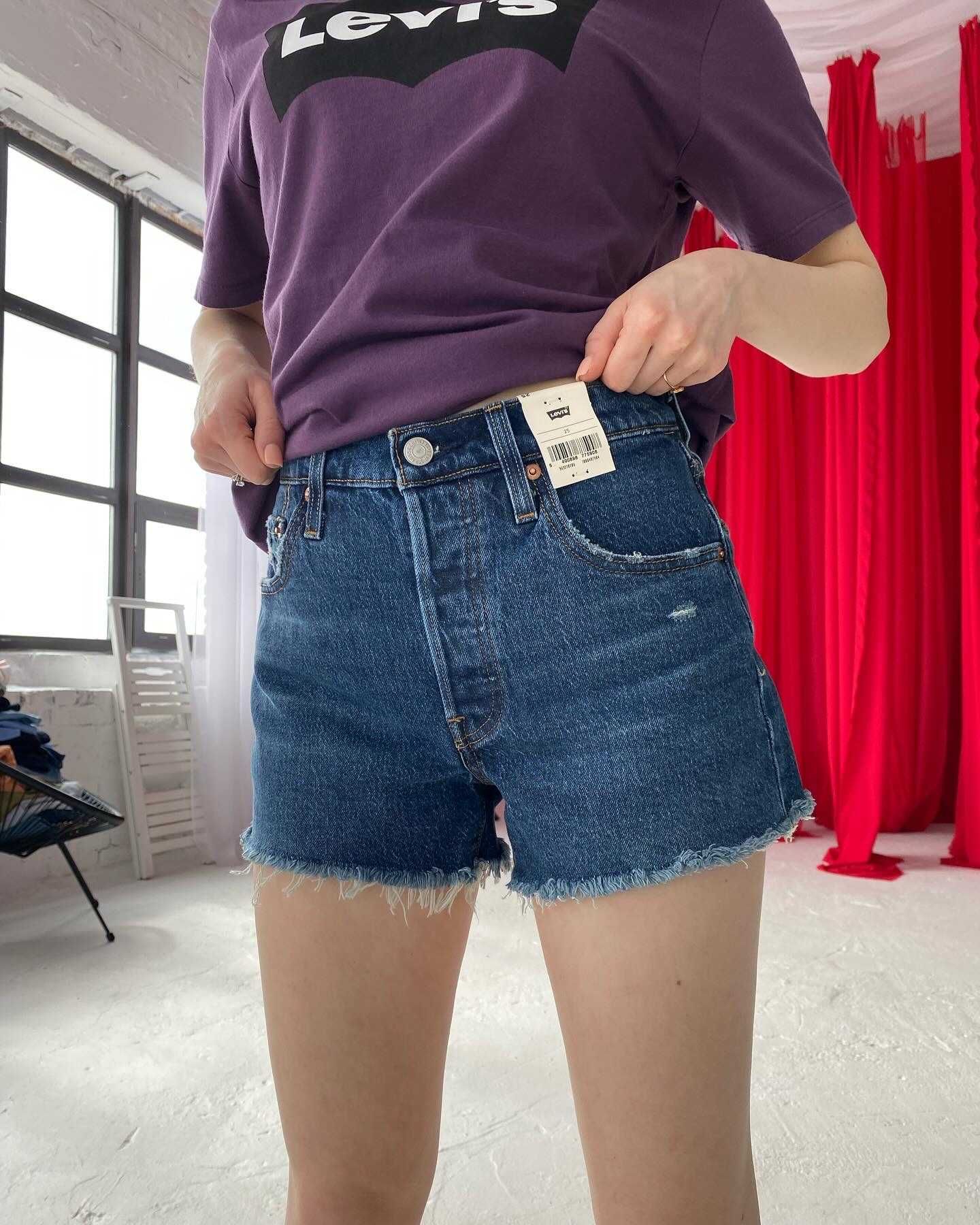 ЗНИЖКА Жіночі джинсові шорти Levi’s оригінал  розмір 23, 25