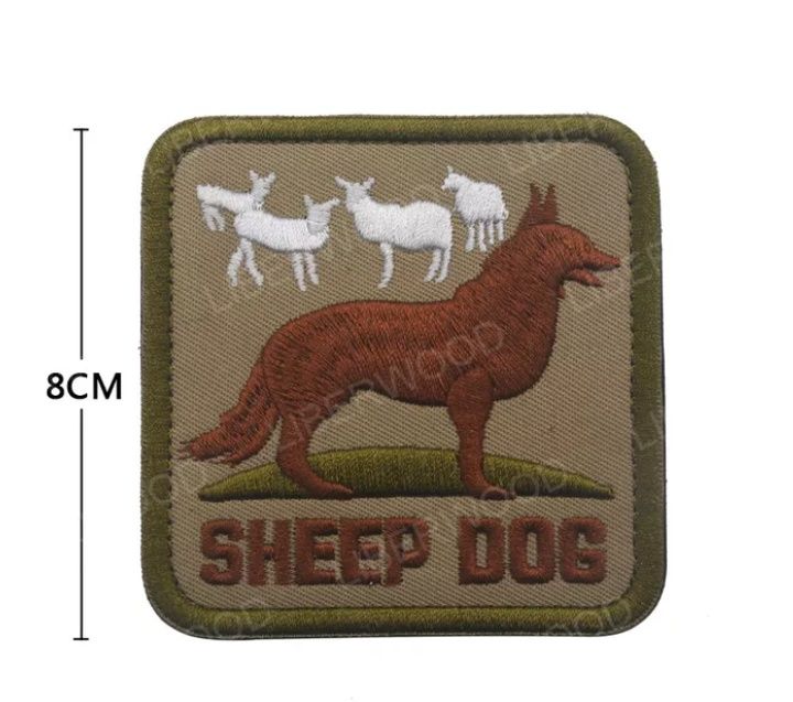 Emblemat naszywka Pies przewodnik trener Sheep Dog