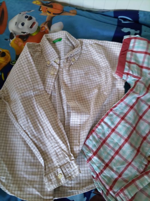 Camisas de menino 5/6 anos