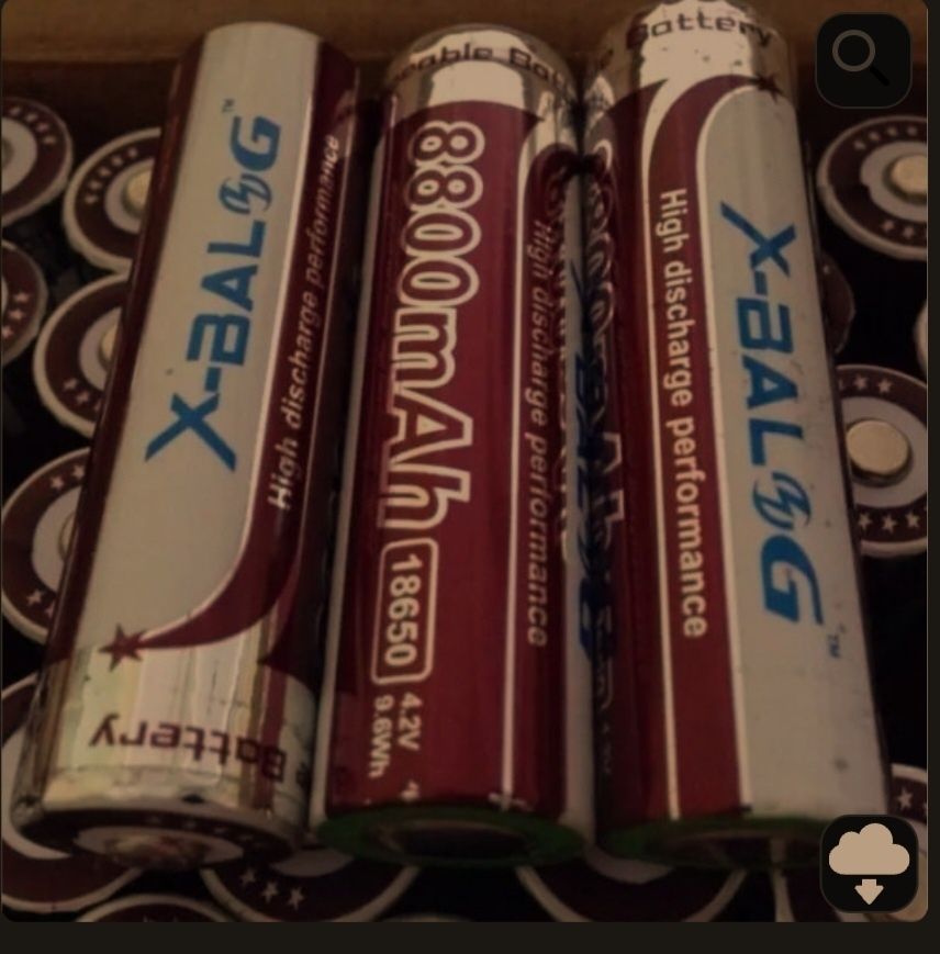 Літієвий акумулятор 18650 X-Balog 8800mAh 4.2V Li-ion літієва акумулят