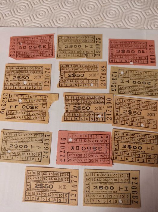 Bilhetes de eléctrico com palavras de ordem do 25 de Abril, Lisboa.