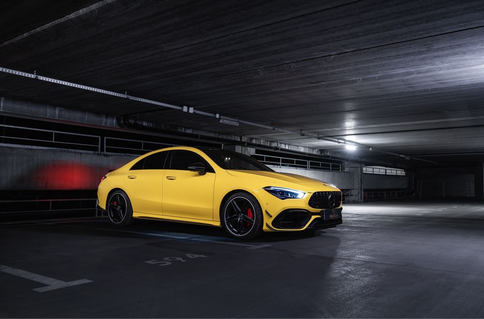 Wynajem samochodu Mercedes CLA 45s wydech MGmotorsport