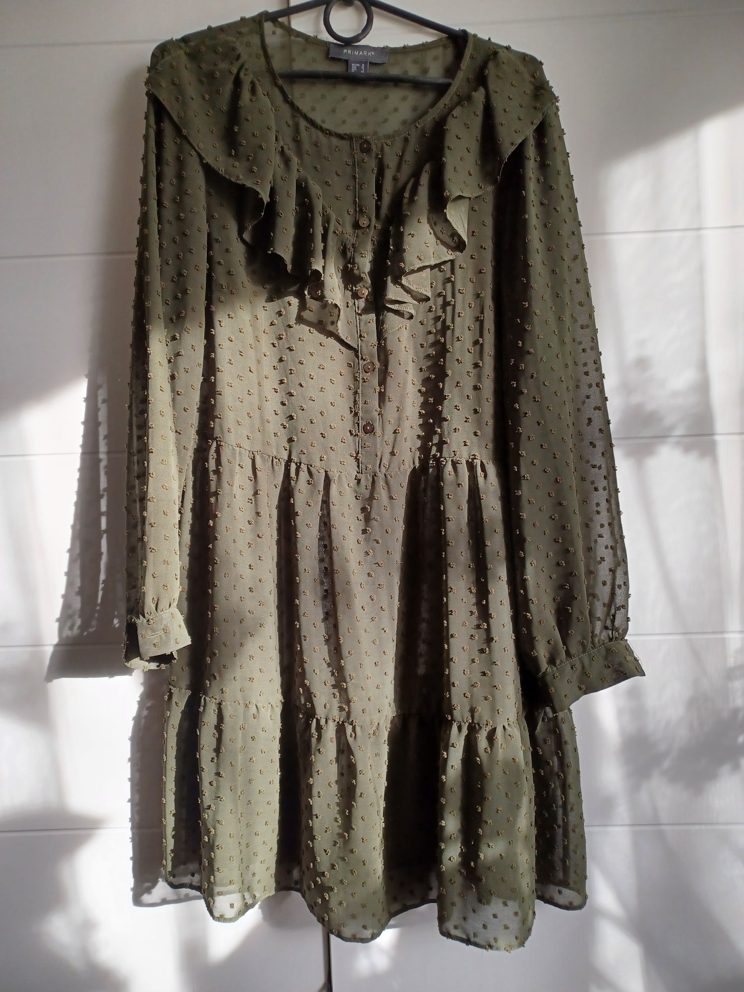 Сукня плаття вільного крою з воланами в горох Primark