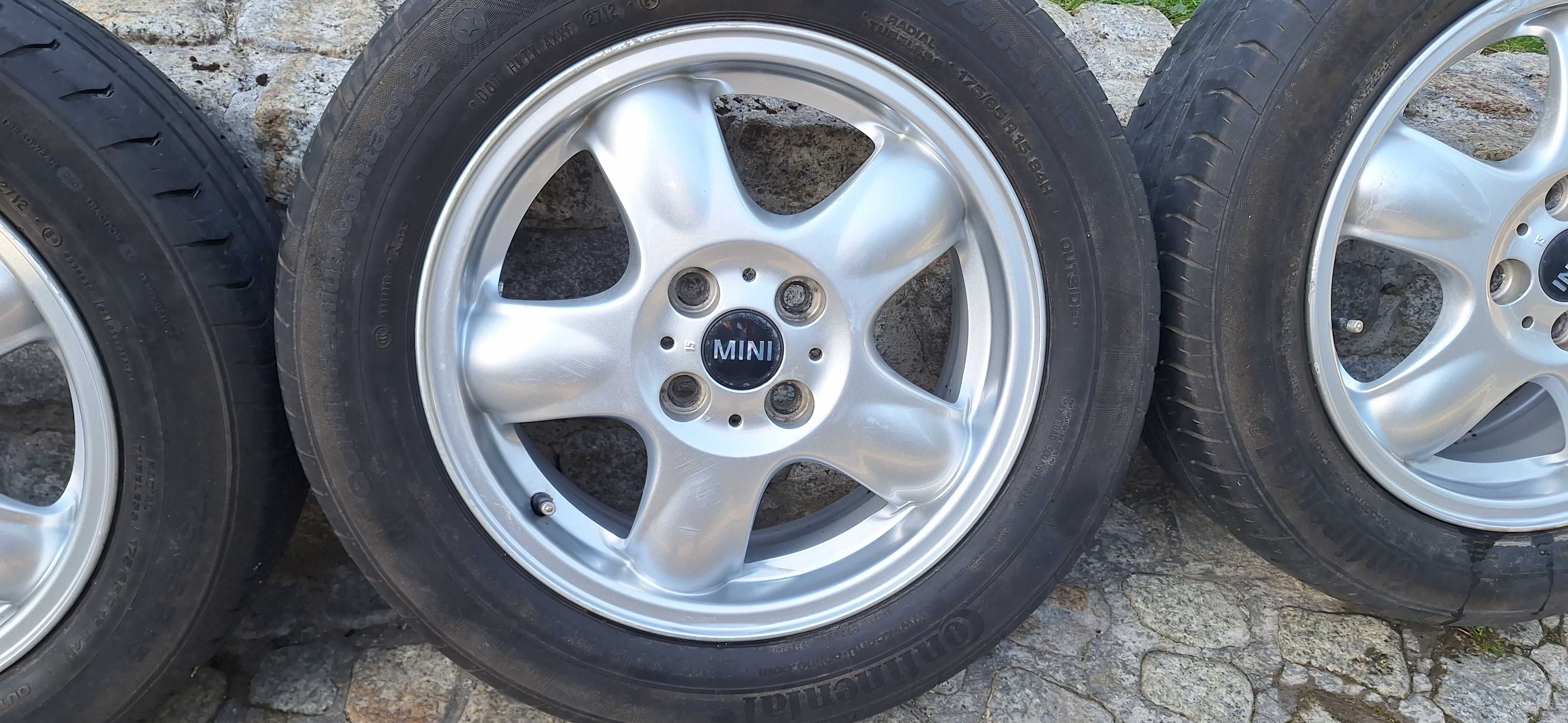 Mini Cooper i inne, otwory 4x 100mm, ładne felgi 15 cali.