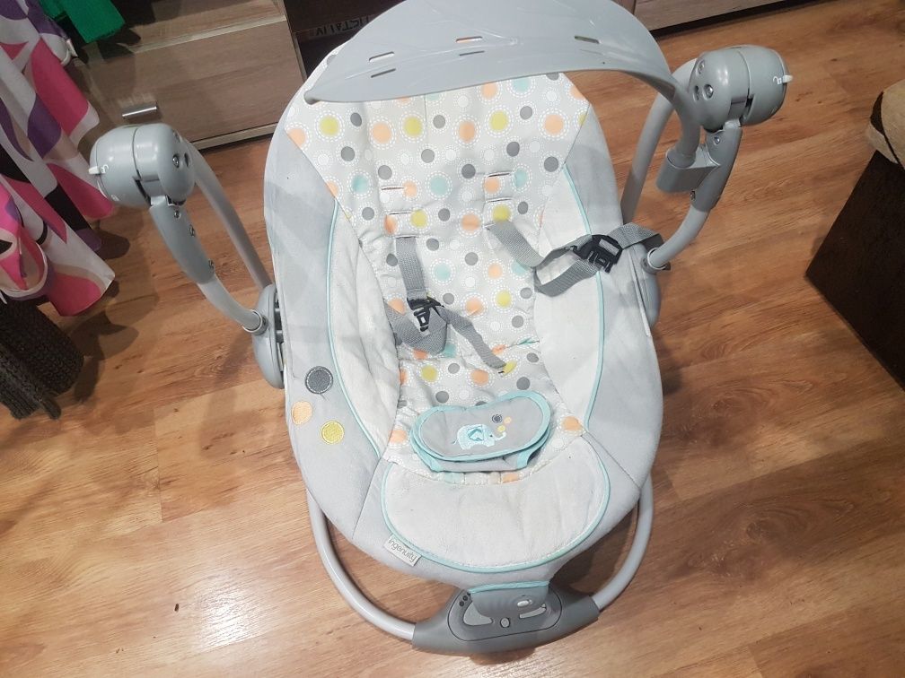 Leżak bujak elektryczny dla niemowląt