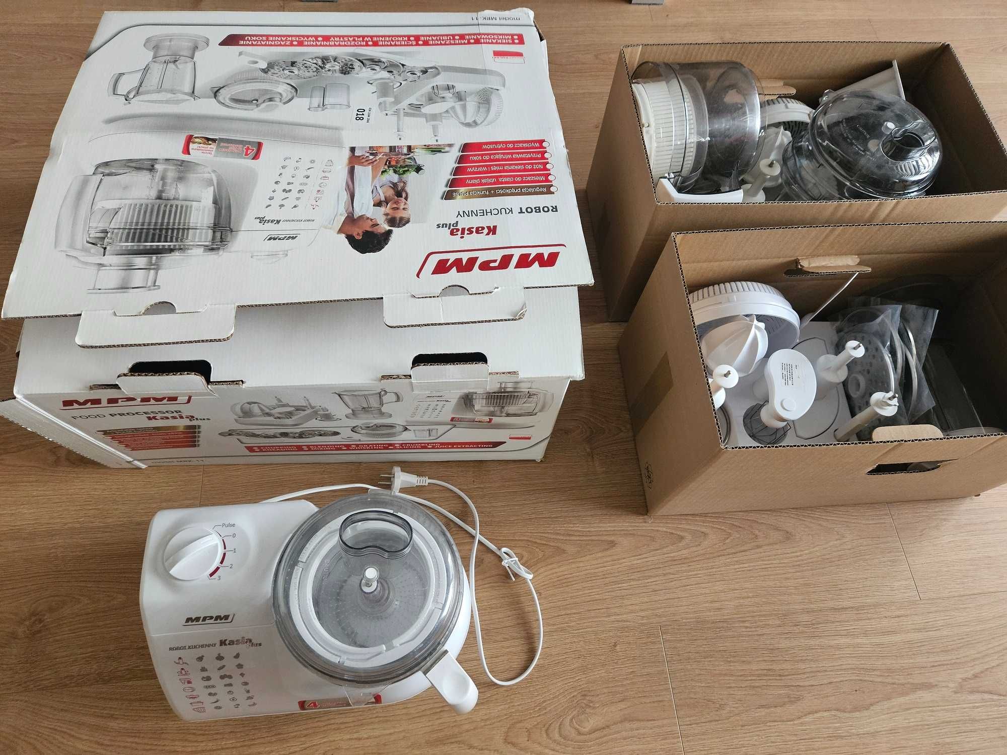 Robot MPM Kasia Plus MRK-11+drugi kompletny dodatkowy zestaw elementów