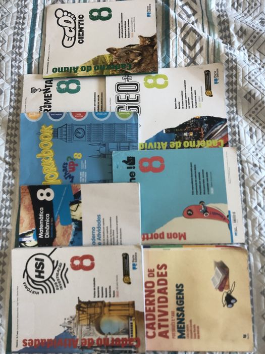 caderno de fichas do 8° Ano
