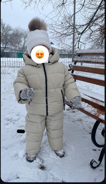 Зимова куртка та полукомбінезон розмір 92