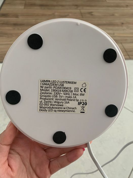 Nowa, booooska lampa z lusterkiem! Hit! Okazja!