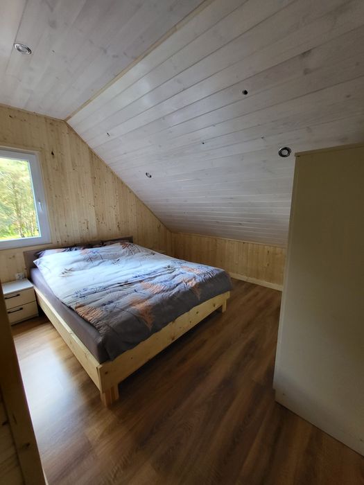 Domek całoroczny z widokiem na jezioro (z kominkiem) Zapraszam