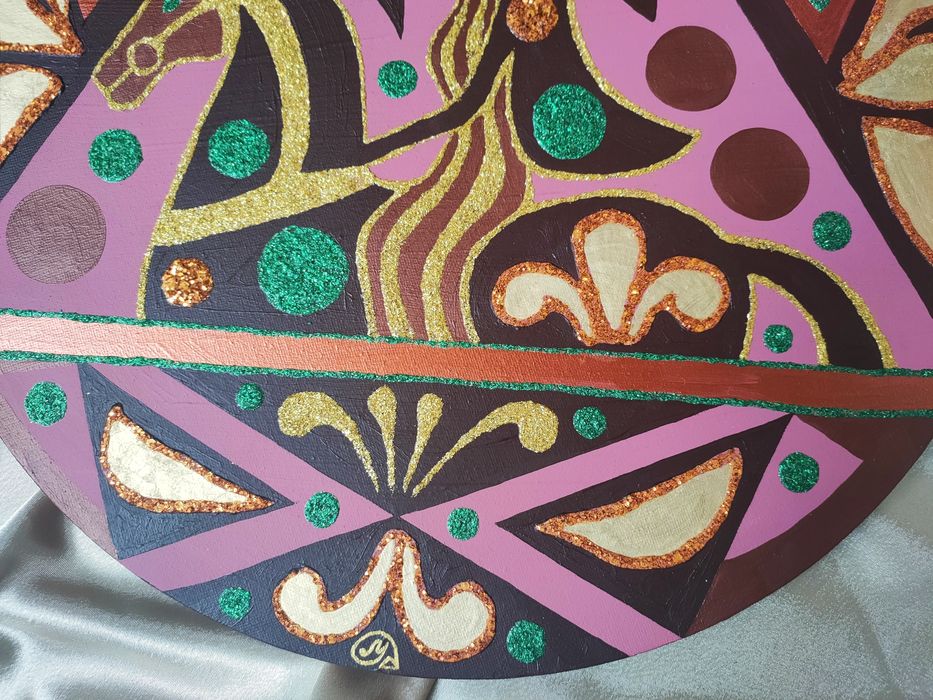 Картина Новогодний конь