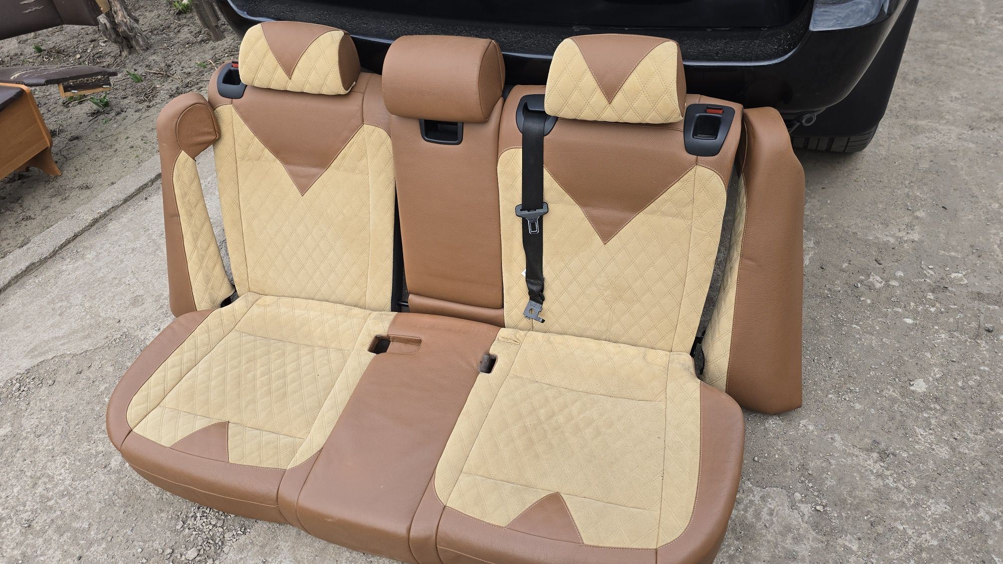 Салон BMW e70 X5 2008 алькантара