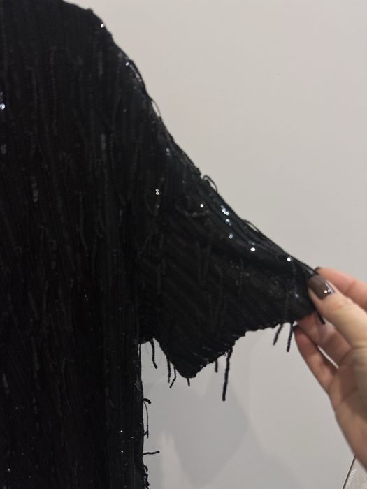 Сукня чорна Zara, сукея в паєтку