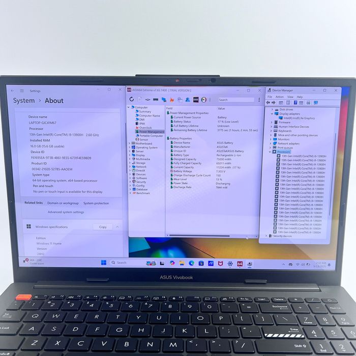 ASUS VivoBook X17 i9-13900H 16GB RAM 1TB SSD