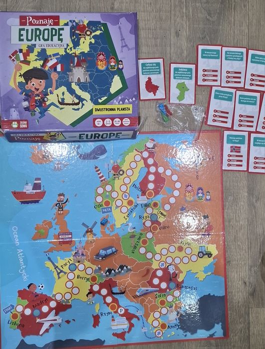 Gra planszowa poznaj Europę