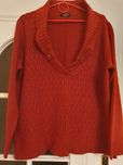 Czerwony sweter firmy Bonmarche rozmiar XL
