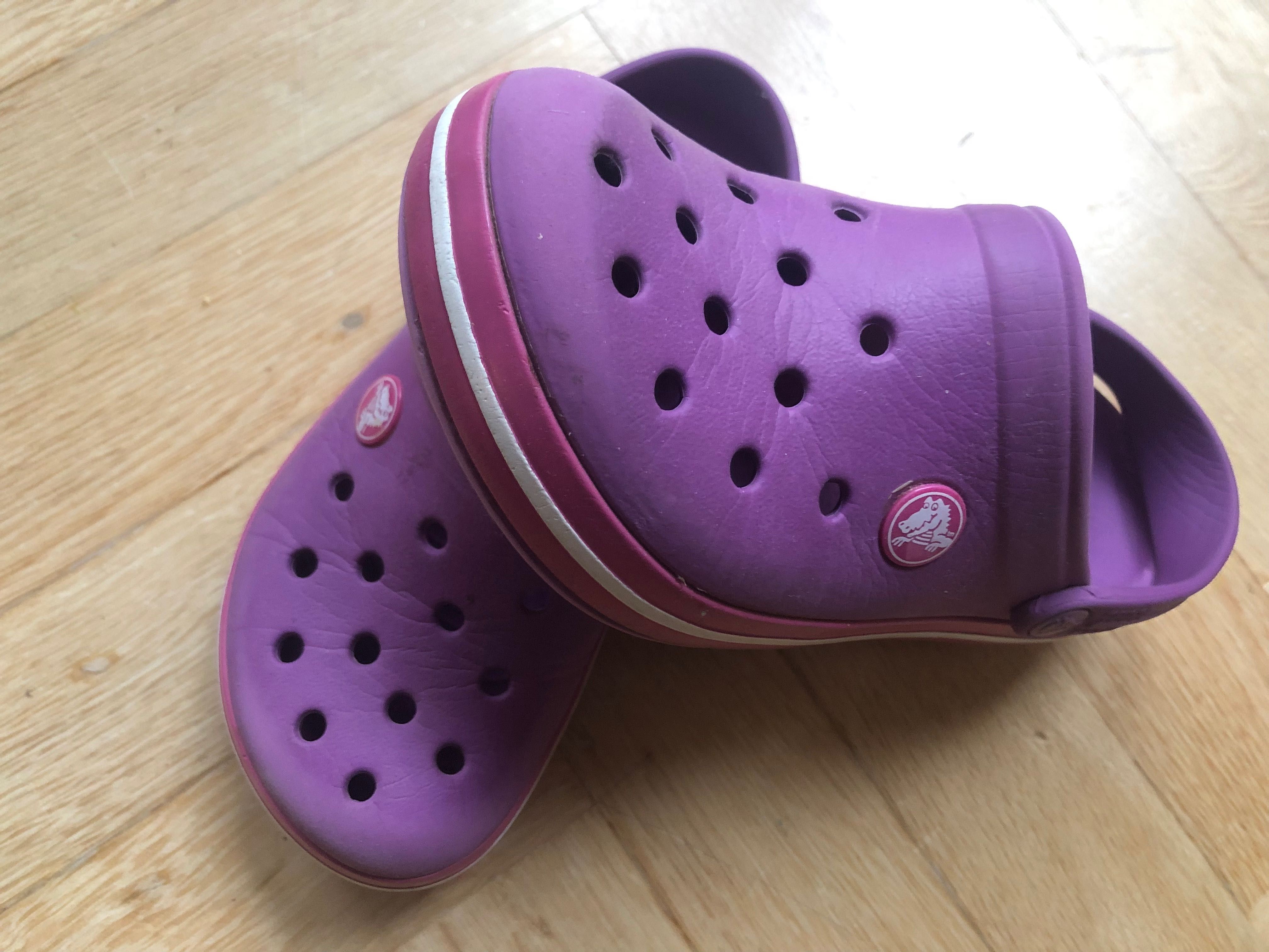 CROCSY * fiolet * roz. 29 / 30