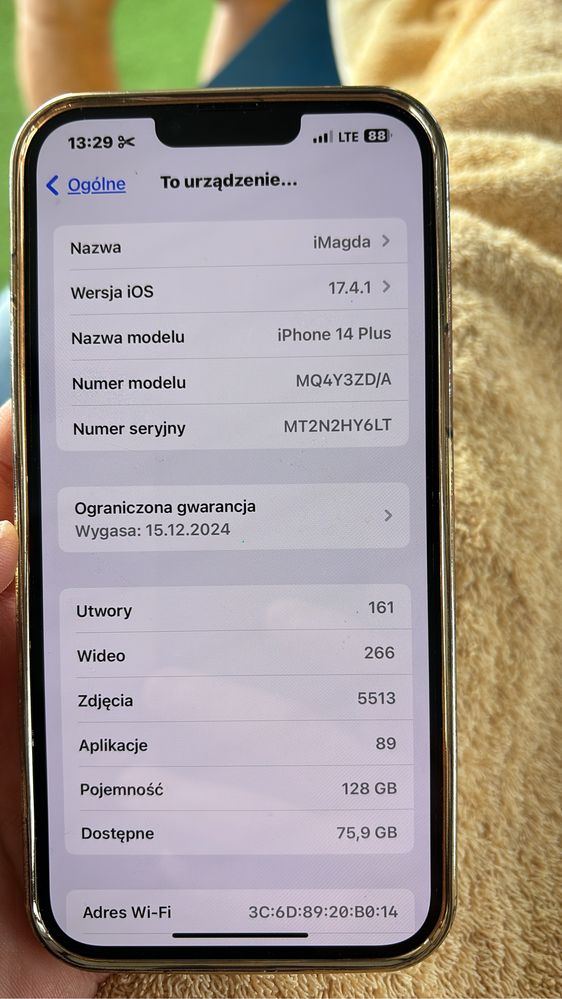 iPhone 14 plus 128gb