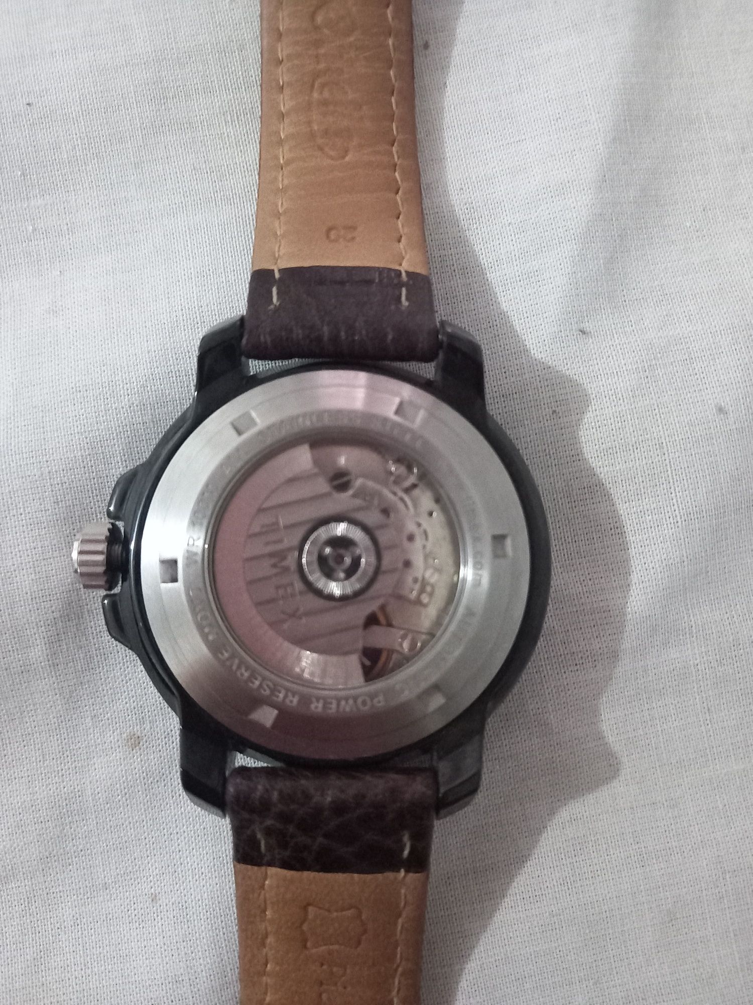 Relogio Timex pulseira de couro