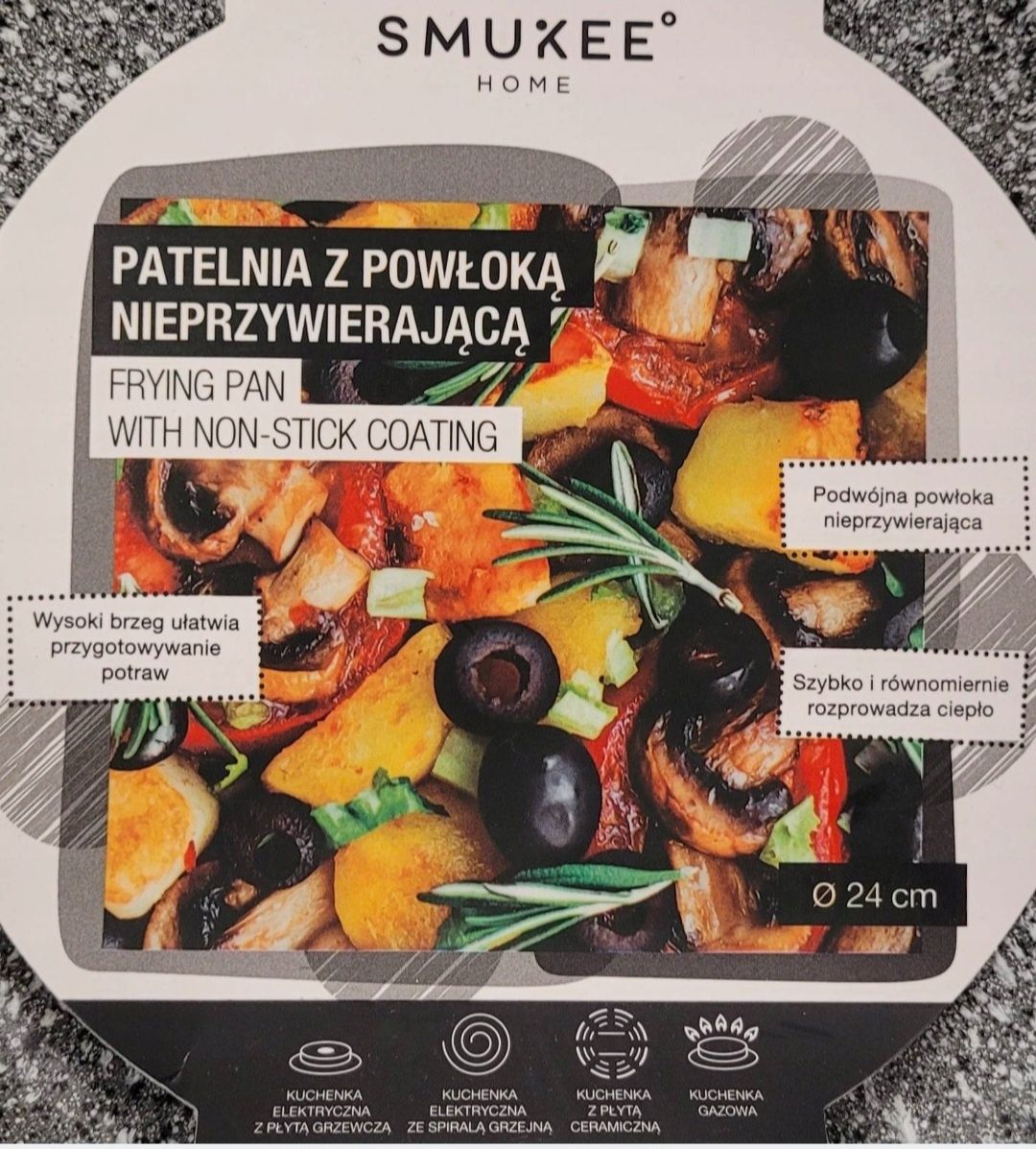 Nowa patelnia smukke