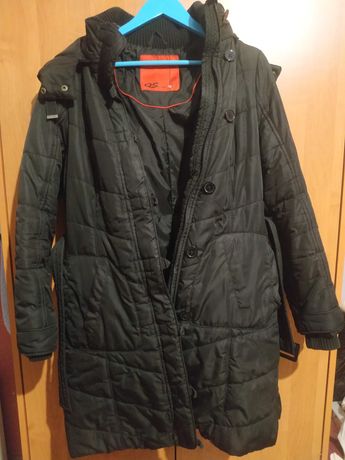 Super kurtka zimowa długa XL ciepła porządna; + GRATIS